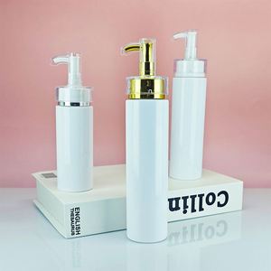 New Arrival Customized 200ml 250ml Empty Cosmetic PET Plastic <b>Dispenser</b> Pump Lotion <b>Bottle</b> 500 ml Plastic <b>Bottle</b> - Product Image 2