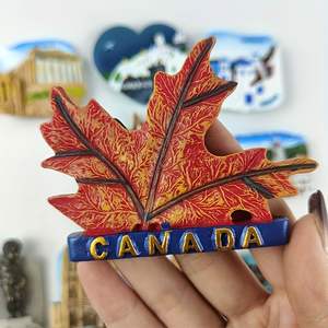 Aimant de réfrigérateur magnétique en résine 3D personnalisé Souvenir de <span class=keywords><strong>voyage</strong></span> du monde Cadeau aimant de réfrigérateur bon marché Canada Grèce Paris - Product Image 6