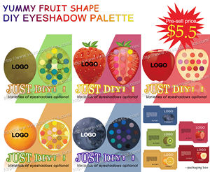 Vente en gros Low quantité minimale de commande créez votre propre <span class=keywords><strong>Palette</strong></span> d'ombres à paupières pigmentées de haute qualité - Product Image 4