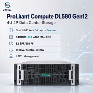 Servidor en Rack ProLiant DL580 Gen12 4U, Intel Xeon 6 Quad Socket, 16 TB DDR5, 32 EDSFF NVMe, Alto Rendimiento, IA, Análisis - Product Image 1