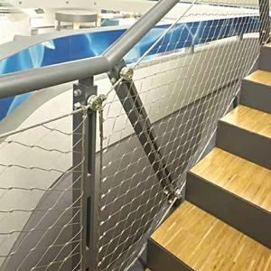 चिड़ियाघर के लिए पशु बाड़े लचीले स्टेनलेस स्टील रस्सी जाल - Product Image 6