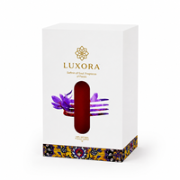 Caja de Regalo Personalizada con Tapa y Base Rígidas, de Cartón Reciclable Ecológico, para Empaque de Azafrán, con Ventana