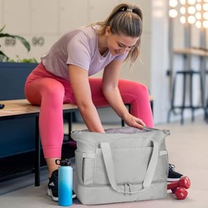 <b>Hot</b> Sale Waterproof Travel Duffel <b>Bag</b> Lightweight Travel Weekender <b>Bags</b> with Shoe Compartment - Product Image 2