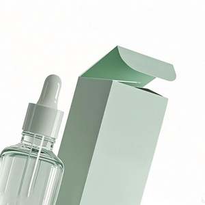 Boîte d'emballage personnalisée pour flacon compte-gouttes de 30 ml en papier écologique avec impression de logo, pour huile capillaire, sérum ou flacon en verre - Product Image 3