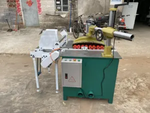 Double Knife Slotting Machine Gift Box Wooden Box Automatic Double End Slotting Machine Multi-purpose Woodworking Machinery