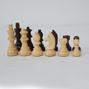 Juego de Ajedrez de lujo duradero de alta calidad, piezas <span class=keywords><strong>Staunton</strong></span> de madera de triple peso de 3,75 pulgadas, figuras altas King para juegos - Product Image 5