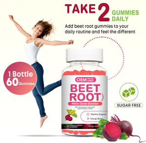 OEM Gummies di barbabietola con COQ10 e melograno-integratore di ossido nitrico-radice di barbabietola per resistenza, prestazioni, recupero - Product Image 3
