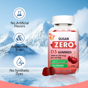 Commande en gros disponible : Gummies de vitamine D3 pour adultes pour le soutien quotidien des os et du système immunitaire – Complément nutritionnel sportif - Product Image 5