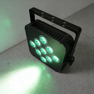 Projecteur LED sans fil professionnel avec batterie, design plat, éclairage de scène, compatible avec le contrôle DMX pour les systèmes d'éclairage - Product Image 1