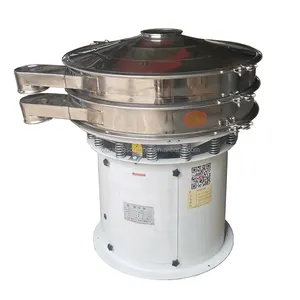 Máquina separadora de tamiz vibratorio mecánico redondo para aplicaciones de scalping de tamaño de separación de líquidos sólidos