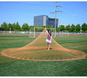 Épuisette traditionnelle à double nœud – Filet de pêche en nylon facile à lancer à la main avec un design de rotation à l'ancienne - Product Image 1
