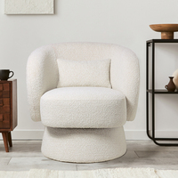Modernes Minimalistisches Design Wohnzimmermöbel Bequemer Freizeit-Einzelsessel Komfortabler Sitzbereich Stoffsofa