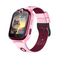 Montre connectée pour enfants D63 avec positionnement LBS+WIFI, géofencing, relecture des itinéraires, SOS, surveillance à distance, appel vidéo, 4G, montre connectée pour enfants D63