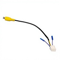 Kabel Adaptor Video Kamera Mundur Universal dengan Konektor 10-Pin untuk Head Unit Android Zhangxun
