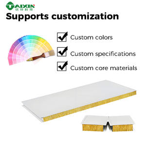 倉庫外壁屋根ワークショップ-一括注文割引亜鉛メッキ鋼サンドイッチパネルのグローバル出荷 - Product Image 4