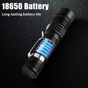 2025 mới cao lumens pin lithium chiến thuật đèn pin & ngọn đuốc chiến thuật sáng USB 18650 nhôm đèn pin - Product Image 2