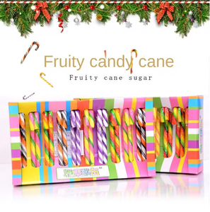 Sucettes multicolores aux saveurs fruitées prêtes à manger pour enfants, boîte cadeau de Noël 1,5g*10pcs - Product Image 3