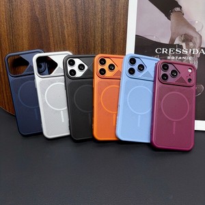 เคสโทรศัพท์มือถือแบบแม่เหล็กด้าน รุ่น Fashion Cooling สำหรับ iPhone 18 Pro Max 17 16 15 พร้อมกรอบกล้องแบบเปลี่ยนได้ ฝาหลังแข็ง - Product Image 1