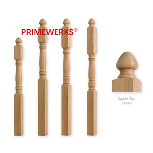 Tiang <span class=keywords><strong>Oak</strong></span> Newel Tangga Murah - Product Image 2