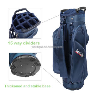 थोक ईहुई गोल्फ स्टैंड बैग 15 तरह के डिवाइडर और कई जेबों वाले पुरुषों के लिए हल्के नायलॉन - Product Image 3
