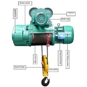 อุปกรณ์ยกขนาดเล็กน้ำหนักเบา 1 ตัน 6 เมตร รอกไฟฟ้าแบบใช้เชือกลวด รอกไฟฟ้าแบบใช้เชือกลวด - Product Image 5