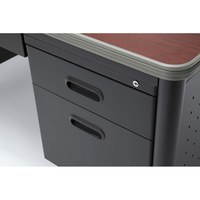 Top Unique Tiroir Latéral Simple Bureau À Domicile Moderne Dernière Conception Incurvé UN Petit Coin Commercial Pliable Bureau D'ordinateur