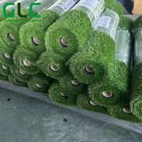 Gazon artificiel pas cher GLC pour l'aménagement paysager, tapis de gazon pour la décoration du jardin, gazon artificiel doux