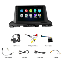 Lecteur DVD de voiture Android 10 pour Kia Cerato K3 2019 2020, écran tactile 9 pouces, système de navigation GPS multimédia, système radio stéréo