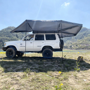 ชุดกันสาดรถยนต์อเนกประสงค์ 360 องศา พร้อมกล่องอลูมิเนียมแข็งแรง แบบโครงตรง สำหรับหนึ่งห้องนอน ใช้ได้ทุกฤดู สองชั้น ติดตั้งรวดเร็ว - Product Image 5