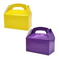 Personnalisation de la taille de gros transportant un pignon coloré cadeau mural bébé douche fête biscuit emballage grande boîte à bonbons