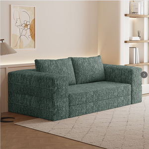 Canapé-lit moderne en tissu, canapé compressible, siège de salon - Product Image 4