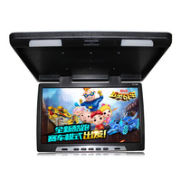 Moniteur de toit rabattable MP5 de voiture à grand écran HD LED de 22 pouces, lecteur vidéo multimédia, affichage 1080P, TV de voiture modifiée pour bus et camping-car