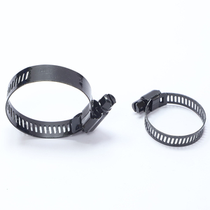 Abrazadera de Manguera Ajustable de Acero Inoxidable 304/201 con Recubrimiento de Zinc Negro Nindejin, Abrazadera de Tubo de Gran Tamaño de 6-300 mm para Automoción - Product Image 5