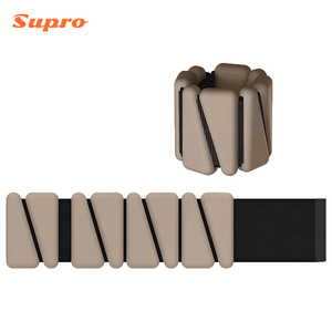 Supro ajustable acero silicona tobillo muñeca pesos manguito Material de hierro ejercicio deportes Fitness pulsera usable - Product Image 4