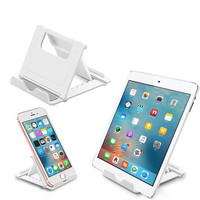 Support de téléphone portable de bureau en plastique, rotation à 360 degrés, conception flexible, hauteur et angle réglables, portable pour le streaming en direct sur le bureau