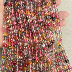 High-quality <strong>Black</strong> Stone Round <strong>Beads</strong> Colored Glass Frosted <strong>Beads</strong> Semi-finished DIY Accessories Loose <strong>Beads</strong> - Product Image 6