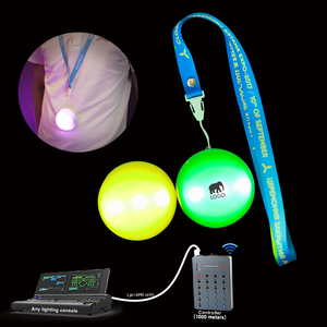 Lampu Medali LED yang Dapat Disesuaikan dengan Remote Control, Lampu Lanyard Nylon LED, Hadiah Promosi, Dekorasi, Lampu Reling - Product Image 1