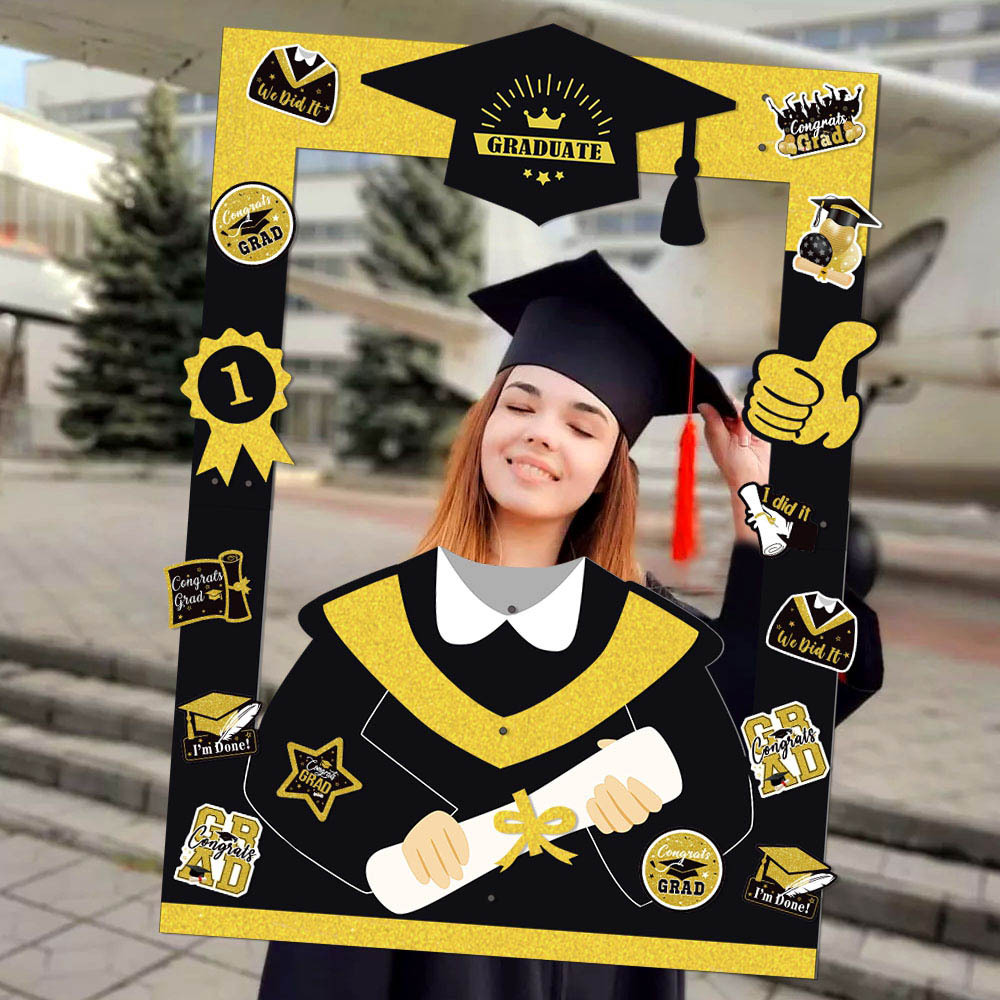 Giant Senior Photo Prop Sign - 3 Feet Wide Unpainted Wood Collage For Senior Pictures