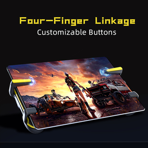 JS31 Gamepad Trigger Fire Key Ipad Disparo <span class=keywords><strong>Joystick</strong></span> de cuatro dedos Controlador de juegos para IPAD PUBG - Product Image 3