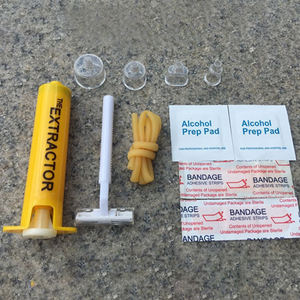 <span class=keywords><strong>Kit</strong></span> de primeiros socorros, cobra de emergência, sobrevivência, com primeiros socorros, mordedor de abelha, suprimentos para remoção de venom, bomba de sucção - Product Image 6