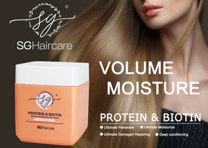 <span class=keywords><strong>Masque</strong></span> capillaire professionnel SG Haircare à la protéine et à la biotine - <span class=keywords><strong>Masque</strong></span> réparateur hydratant pour cheveux colorés et traitement à la kératine - Product Image 4
