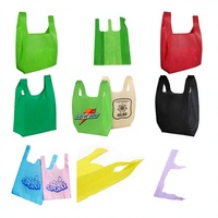 Sac de courses en plastique rouge robuste pour supermarché, avec logo personnalisé, options de couleur et de taille, recyclable, impression en héliogravure, emballage PE