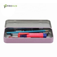 Étui à crayons personnalisé par sublimation Prosub, étui à crayons pour enfants, boîte en métal avec feuille d'aluminium