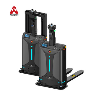 Aivison AGV <span class=keywords><strong>robot</strong></span> pour entrepôt de palettes batterie transpalette mobile chariot de transfert transpalette automatique gerbeur chariot élévateur - Product Image 3