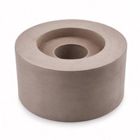ZhongHua M1040/M1020/M1050 1080 Roues de guidage cylindriques concaves double face en caoutchouc pour rectifieuses sans centre, Chine continentale