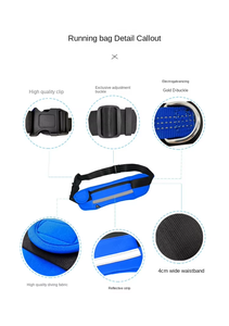 पोर्टेबल आउटडोर खेल नायलॉन रिट्रेटेबल कुत्ते के लिए पंड कमर बैग के साथ लश - Product Image 6