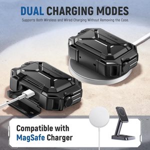 Étui MOBOSI pour Pro 3 [TPU et polycarbonate étanches IP68, compatible <span class=keywords><strong>MagSafe</strong></span>, verrouillage sécurisé et porte-clés] Noir - Product Image 3