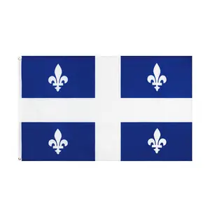 Factory customized supply quebec flag