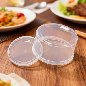 Conteneur en plastique transparent pour aliments, yaourt, emballage, avec fermoir antivol, bacs à crème glacée - Product Image 6