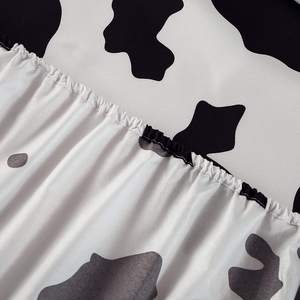 Ensemble <span class=keywords><strong>de</strong></span> draps <span class=keywords><strong>de</strong></span> lit imprimés <span class=keywords><strong>vache</strong></span> 4PCS Ensemble <span class=keywords><strong>de</strong></span> couvre-lit léger super doux pour enfants - Product Image 5